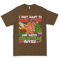 Cacao I Just Want To Bake Stuff And Watch Christmas Movies Premium Tee - minhPixels