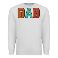 Dove Grey dad Premium Sweatshirt - Artiststas