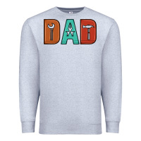 Heather Grey dad Premium Sweatshirt - Artiststas