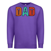 Purple dad Premium Sweatshirt - Artiststas