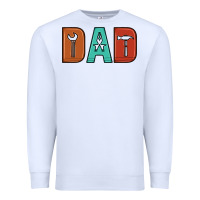 White dad Premium Sweatshirt - Artiststas