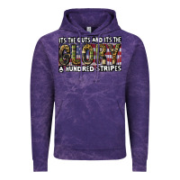 Cloud Purple its the guts and its the glory a hundred stripes Vintage Hoodie - CowGirlArtShop