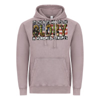 Its The Guts And Its The Glory A Hundred Stripes Vintage Hoodie | Teevron