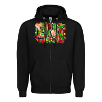 Black ent crew christmas Zipper Hoodie - CowhideDigitalArt