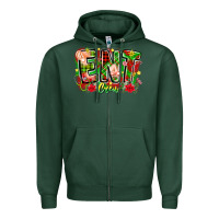 Sports Green ent crew christmas Zipper Hoodie - CowhideDigitalArt
