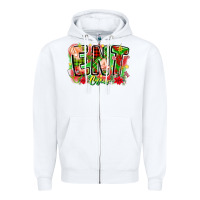 White ent crew christmas Zipper Hoodie - CowhideDigitalArt