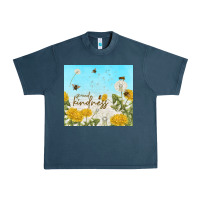 Midnight Navy spread kindness with dandelions Urban Heavy Tee - TumblerDesignByShophia