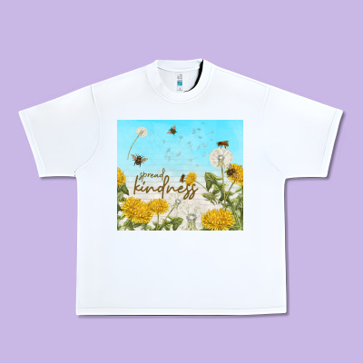 Spread Kindness With Dandelions Urban Heavy Tee Designed By Tumblerdesignbyshophia