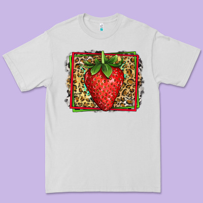 Strawberry Summer Premium Tee Designed By Jasminsmagicworld