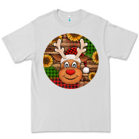 Dove Grey cute reindeer head Christmas Premium Tee - Jasminsmagicworld