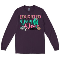 Plum educated drug dealer nurse life Long Sleeve Tee - CowGirlArtShop