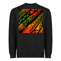 Black african tribal seamless pattern Heavyweight Sweatshirt - BundleAndBundleShop