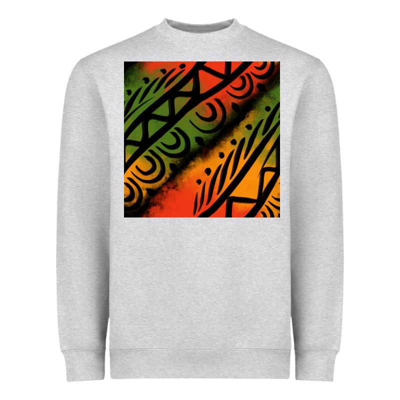 African Tribal Seamless Pattern Heavyweight Sweatshirt by BundleAndBundleShop | Teevron
