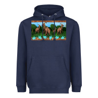 Navy parasaurolophus sippy cup Heavyweight Hoodie - Artiststas