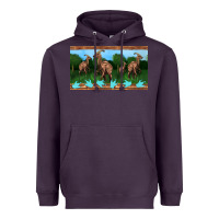Plum parasaurolophus sippy cup Heavyweight Hoodie - Artiststas