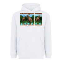 White parasaurolophus sippy cup Heavyweight Hoodie - Artiststas