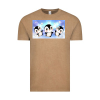 Vintage Coffee cute penguin Vintage Tee - TumblerDesignByShophia