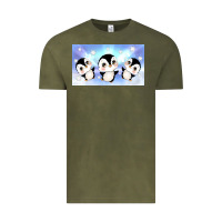 Vintage Olive cute penguin Vintage Tee - TumblerDesignByShophia