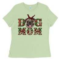 Matcha Christmas Dog Mom Ladies Tee - RanaPortraitStore