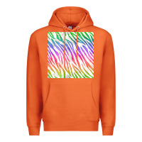 Carrot watercolor rainbow zebra seamless pattern Premium Hoodie - BundleAndBundleShop
