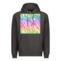 Smoke watercolor rainbow zebra seamless pattern Premium Hoodie - BundleAndBundleShop