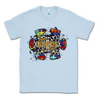 Dusty Blue love needs no words 2 Classic Tee - RacoonDesign