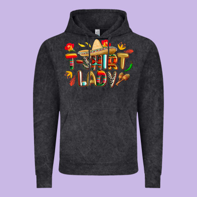 Cinco De Mayo Lady Vintage Hoodie Designed By Cowgirlartshop