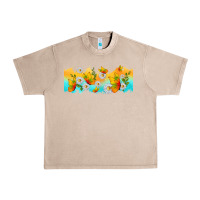 French Oak butterflies summer Urban Heavy Tee - TumblerDesignByShophia