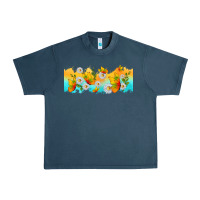 Midnight Navy butterflies summer Urban Heavy Tee - TumblerDesignByShophia