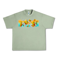 Oil Green butterflies summer Urban Heavy Tee - TumblerDesignByShophia