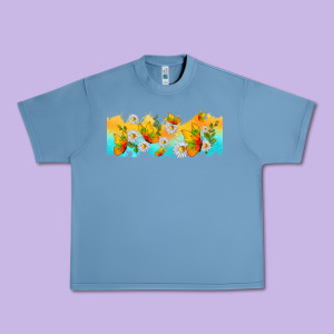 Butterflies Summer Urban Heavy Tee Designed By Tumblerdesignbyshophia