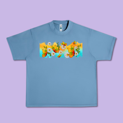 Butterflies Summer Urban Heavy Tee Designed By Tumblerdesignbyshophia