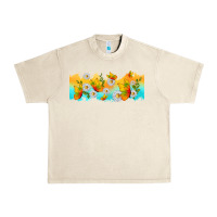 Sandshell butterflies summer Urban Heavy Tee - TumblerDesignByShophia