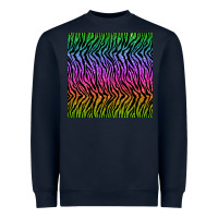 Navy tiger glitter seamless pattern Heavyweight Sweatshirt - BundleAndBundleShop