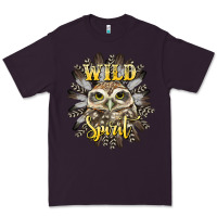 Plum wild spirit owl Premium Tee - BarkalooDesign