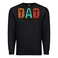 Black dad man myth legend Premium Sweatshirt - Artiststas
