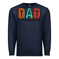 Navy dad man myth legend Premium Sweatshirt - Artiststas