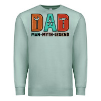 Seafoam dad man myth legend Premium Sweatshirt - Artiststas