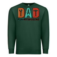 Sports Green dad man myth legend Premium Sweatshirt - Artiststas