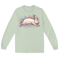 Matcha Easter Bunny leopard Easter Day Long Sleeve Tee - HowdyJamesFarm