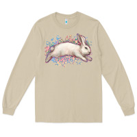 Mushroom Easter Bunny leopard Easter Day Long Sleeve Tee - HowdyJamesFarm