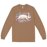 Toasted Coconut Easter Bunny leopard Easter Day Long Sleeve Tee - HowdyJamesFarm