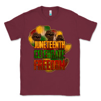 Burgundy juneteenth celebrate freedom Classic Tee - NancyCooperArtShop