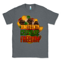 Charcoal Heather juneteenth celebrate freedom Classic Tee - NancyCooperArtShop