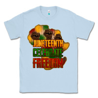 Dusty Blue juneteenth celebrate freedom Classic Tee - NancyCooperArtShop