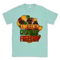 Seafoam juneteenth celebrate freedom Classic Tee - NancyCooperArtShop