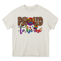 Cream proud to be me Heavy Core Tee - JahusDesignShop