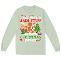 Matcha I Just Want To Bake Stuff And Watch Christmas Movies Long Sleeve Tee - minhPixels