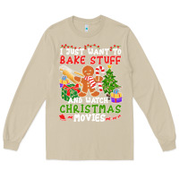 Mushroom I Just Want To Bake Stuff And Watch Christmas Movies Long Sleeve Tee - minhPixels