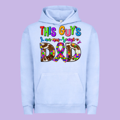 This Guys An Ausome Dad Urban Hoodie Designed By Adodesignshop